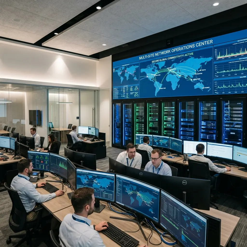 Alpi multi-site office and network operations
